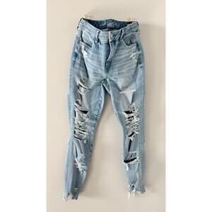 American Eagle “The Dream Jean” Women’s Size 6 – High Rise Skinny Ripped Jeans
